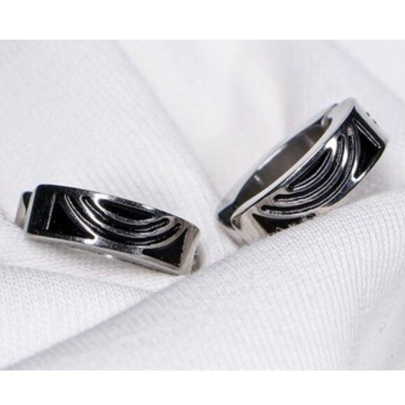 Clip-On Earrings Ear Cuff Stainless Steel Single Piece - Picture 1 of 1